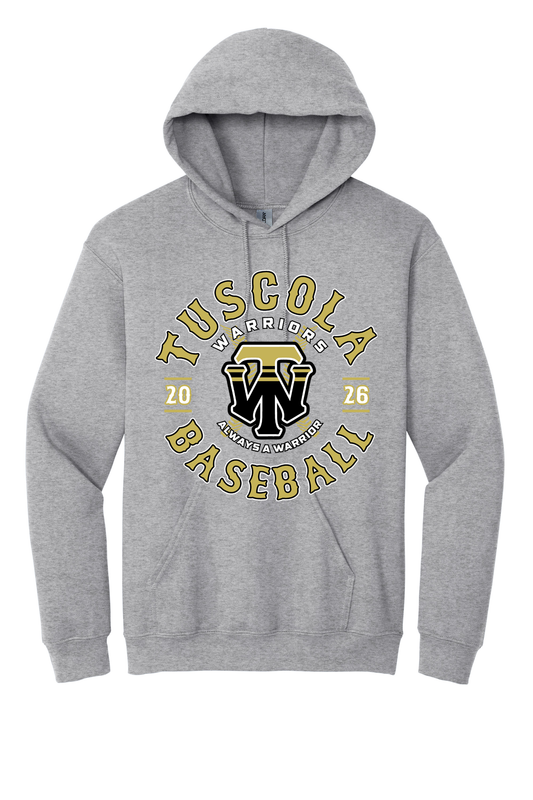 Tuscola Baseball - Gildan Heavy Blend - Youth & Adult Hooded Sweatshirt - 18500