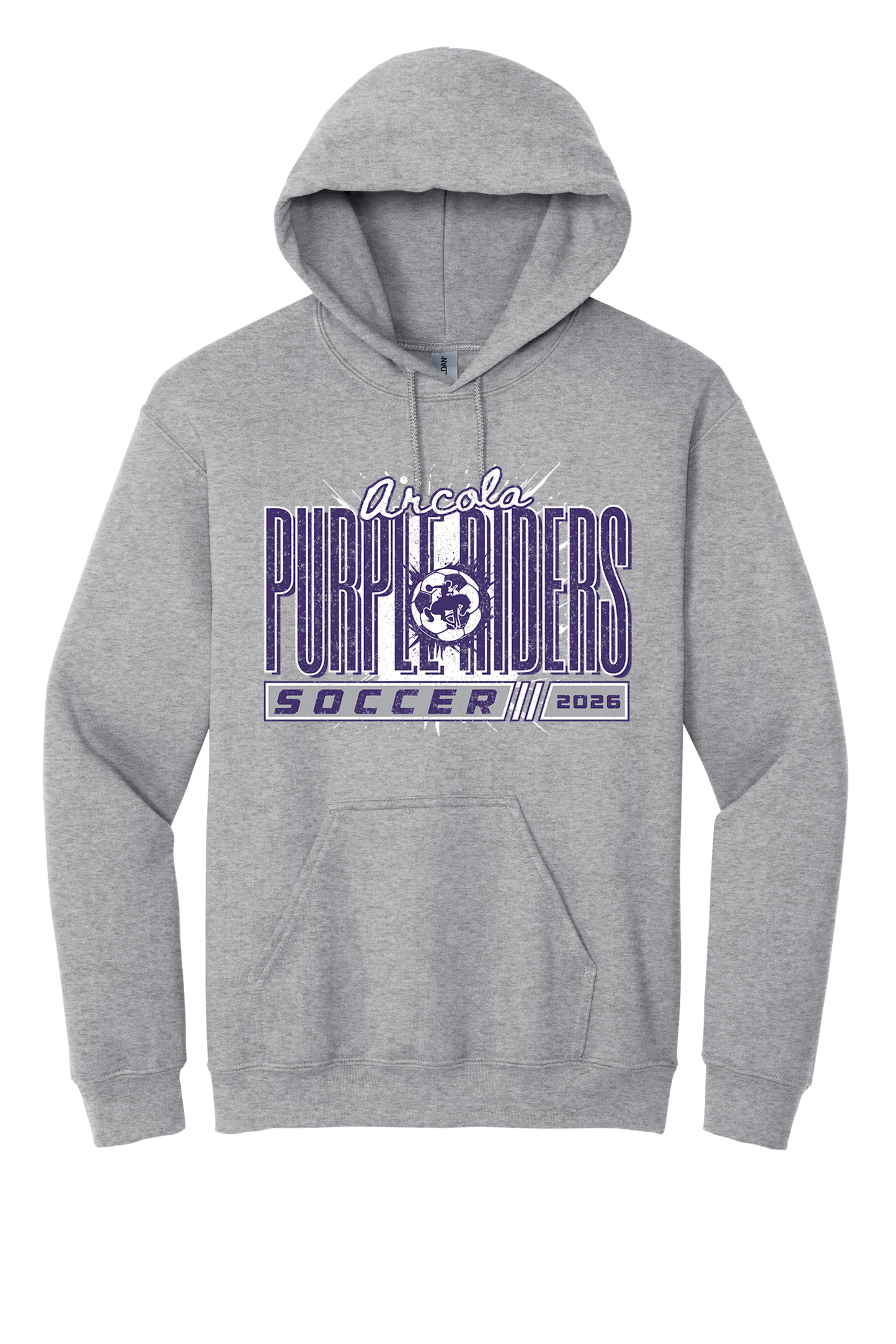 Arcola - Soccer - Design 01 -  Hooded Sweatshirt - Gildan 18500