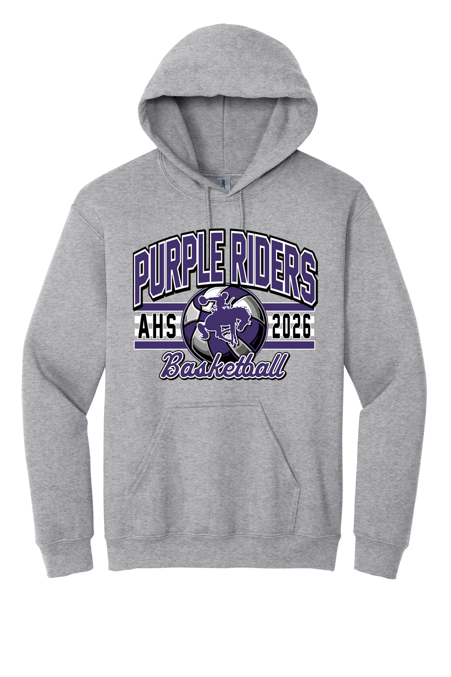 Arcola - Basketball - Design 02 -  Hooded Sweatshirt - Gildan 18500
