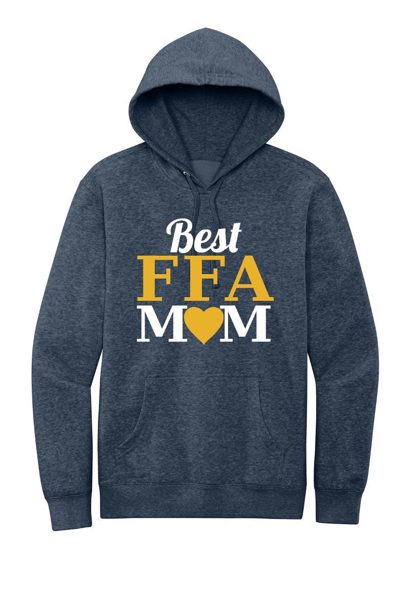 Tuscola FFA 2026 DT6100 Heathered Navy FFA Mom Logo hoodie