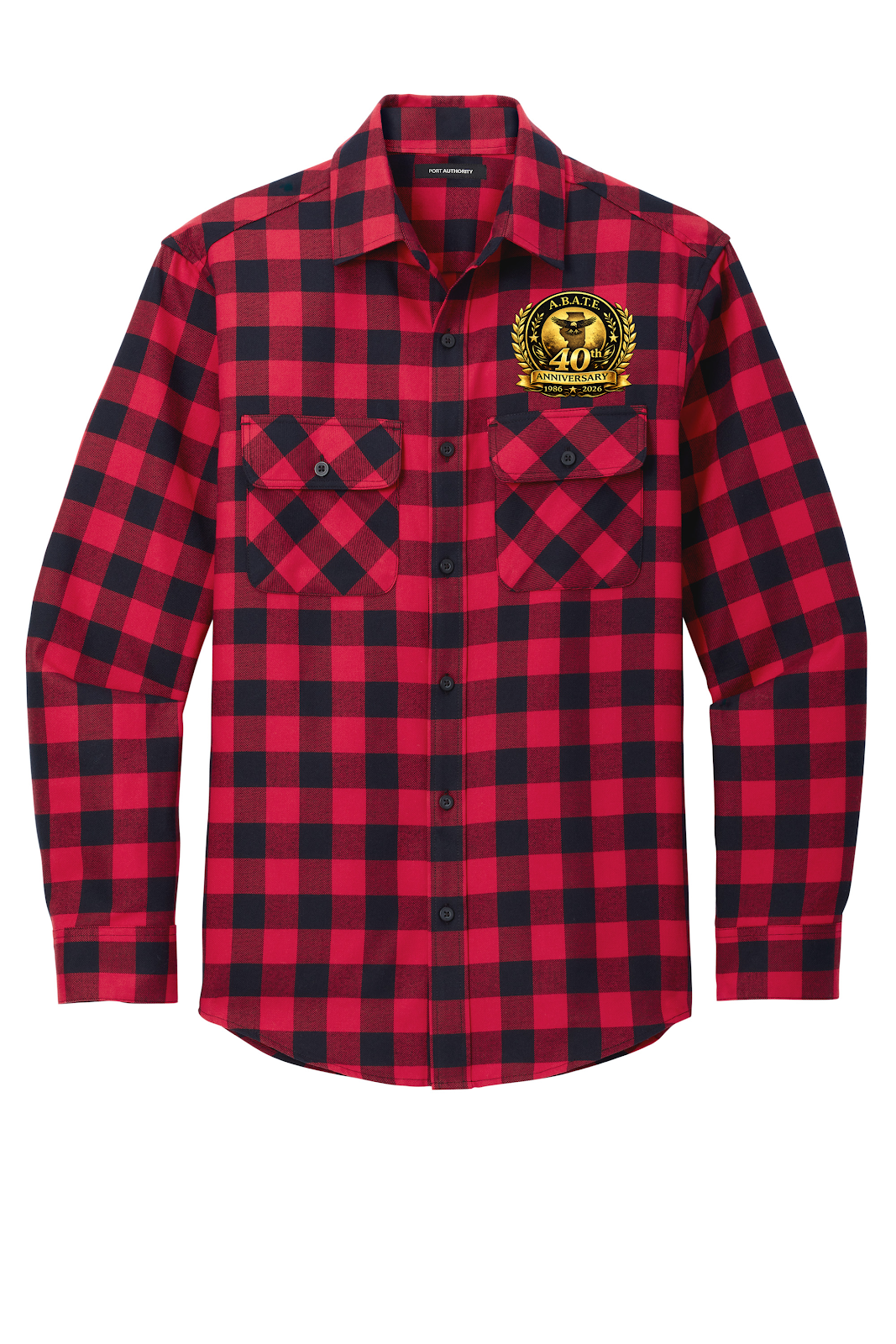 Abate - Other - Design 01 - Other - Port Authority W668 - Red Black Buffalo Check