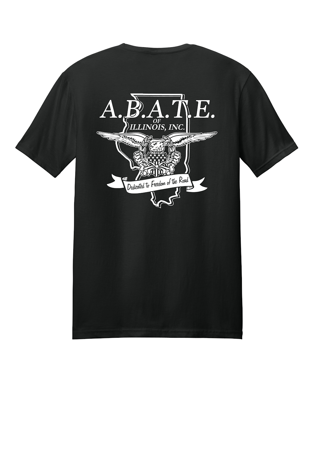Abate - Abate of illinois - Design 01 - T-Shirt - Gildan 64000 - Black