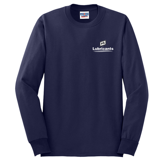 Illini FS - Lubricants - Jerzees Dri-Power 50/50 Cotton/Poly Long Sleeve T-shirt - 29LS