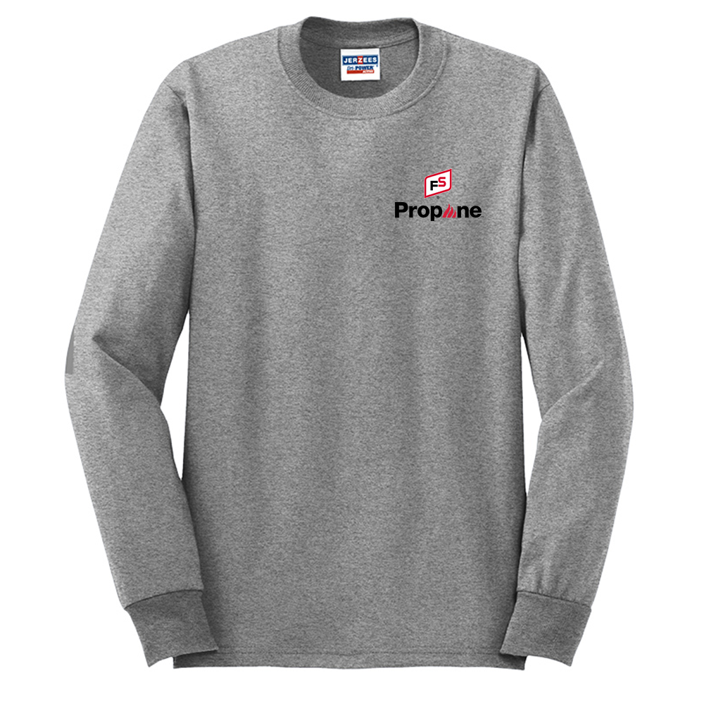 Illini FS - Propane - Jerzees Dri-Power 50/50 Cotton/Poly Long Sleeve T-shirt - 29LS