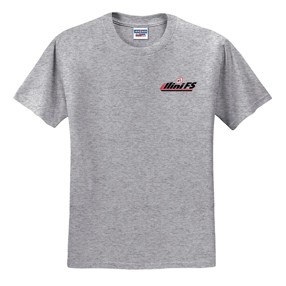 Illini FS - Horizontal - Jerzees - Dri-Power 50/50 Cotton Poly T-shirt - 29M