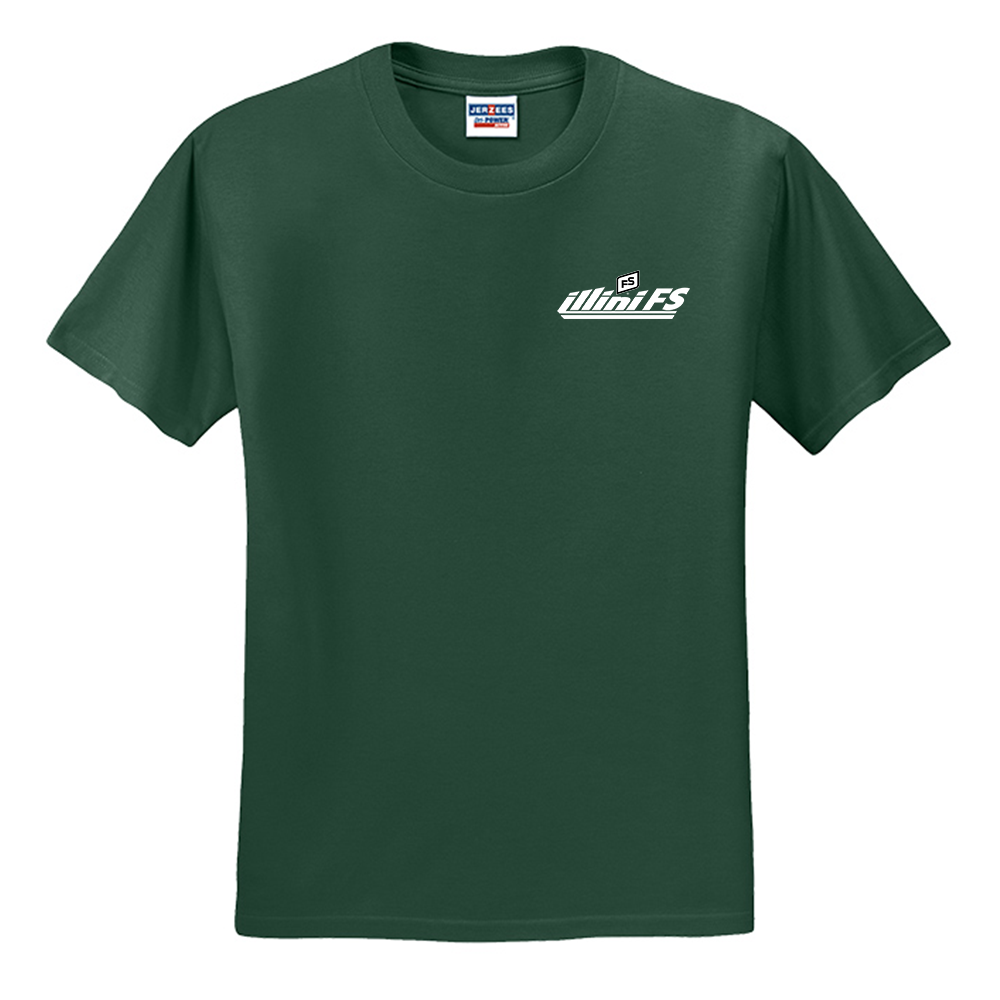 Illini FS - Horizontal - Jerzees - Dri-Power 50/50 Cotton Poly T-shirt - 29M