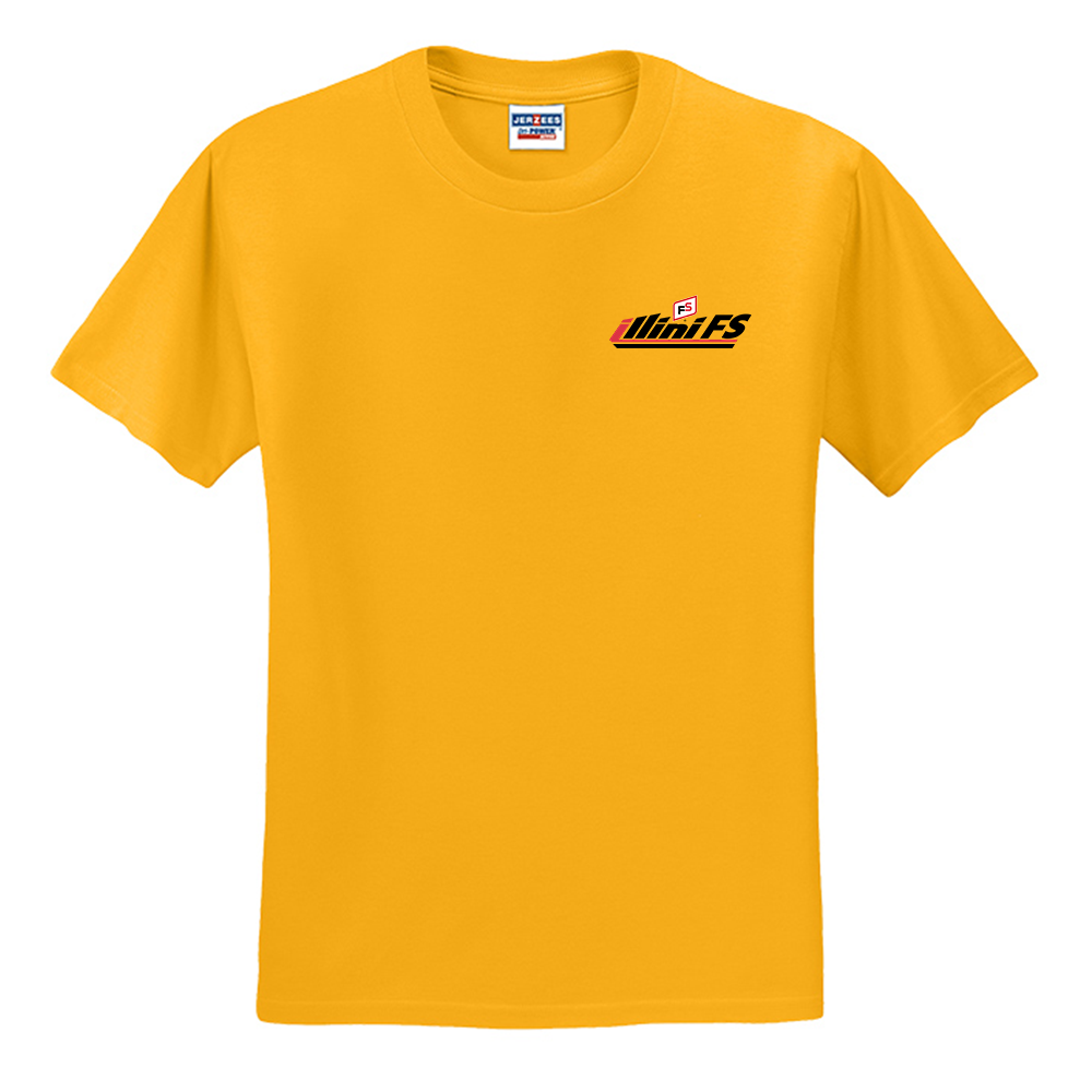 Illini FS - Horizontal - Jerzees - Dri-Power 50/50 Cotton Poly T-shirt - 29M
