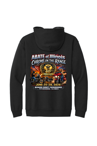 Chrome on the Range 2026 - Gildan Heavy Blend - Full Zip Hooded Sweatshirt - 18600
