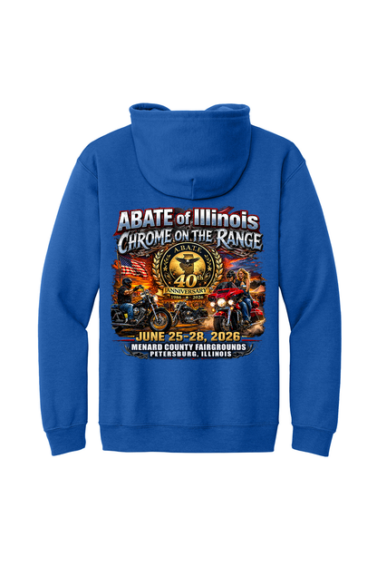 Chrome on the Range 2026 - Gildan Heavy Blend - Full Zip Hooded Sweatshirt - 18600
