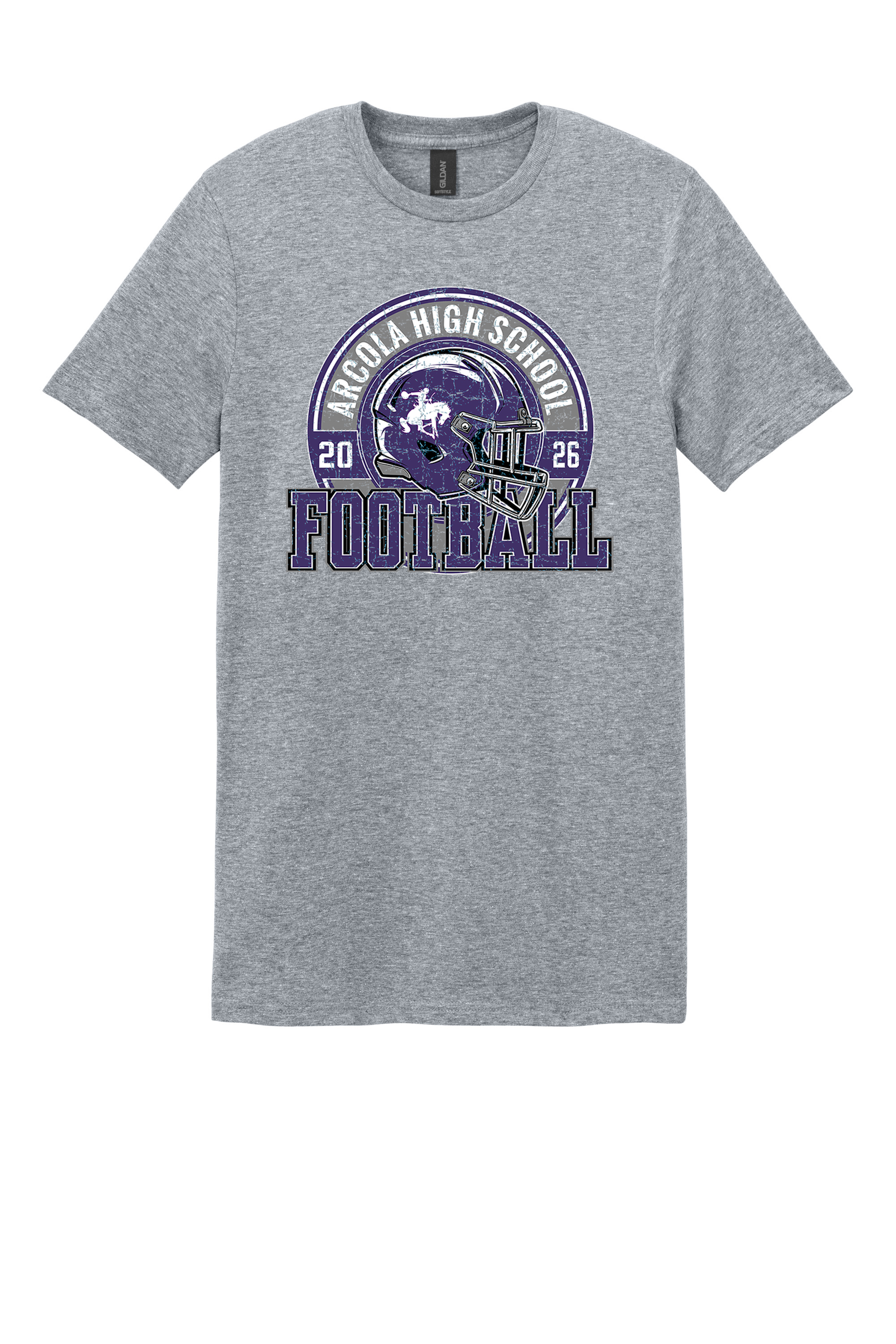 Arcola Football Design 02 Toddler T-shirt - Athletic Heather