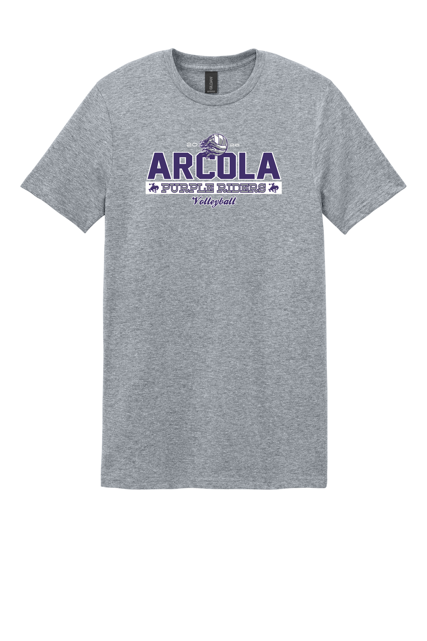 Arcola - Volleyball - Design 1 - T-shirt - Gildan 64000