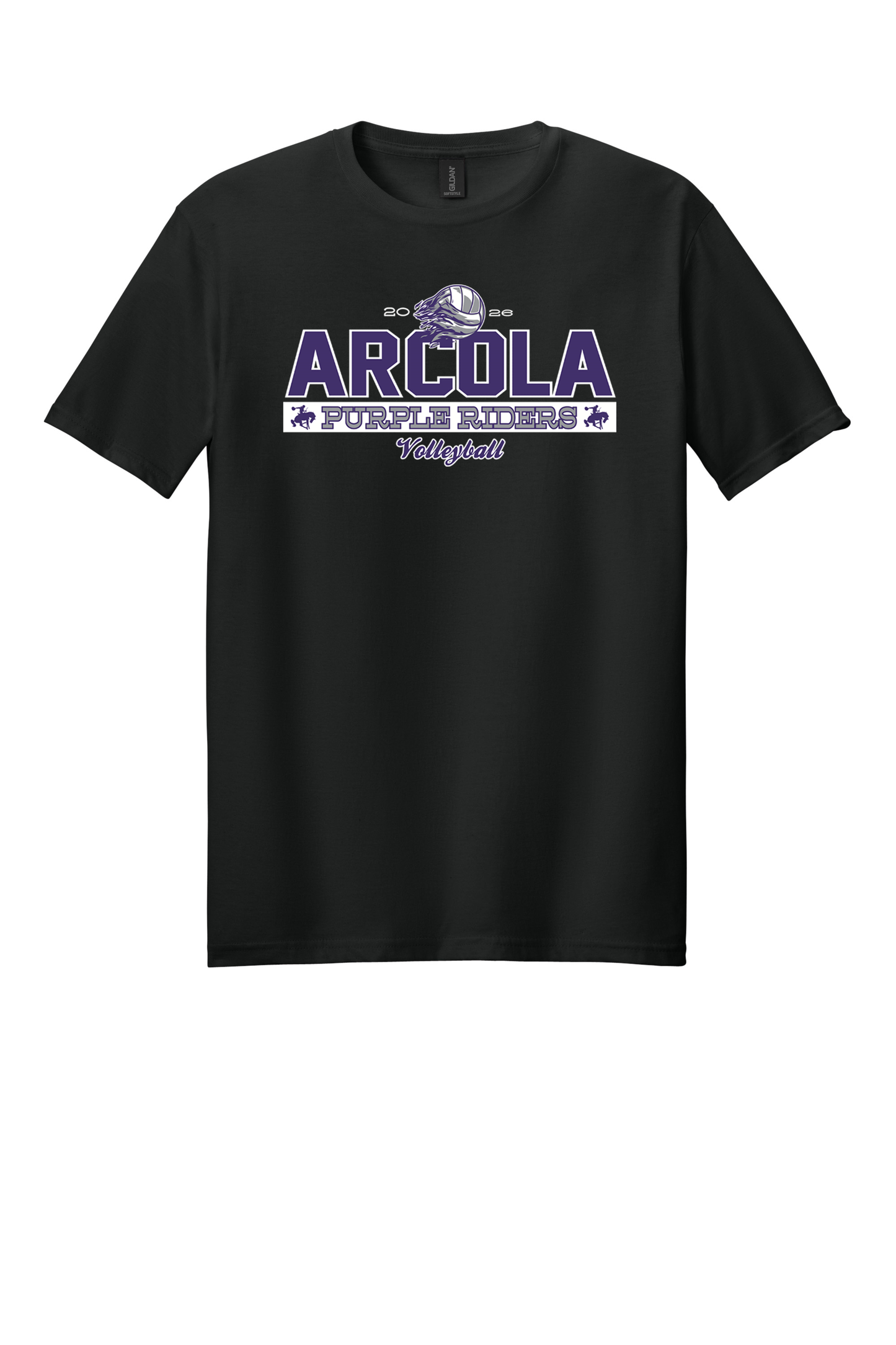 Arcola - Volleyball - Design 01 -  T-shirt - Gildan 64000