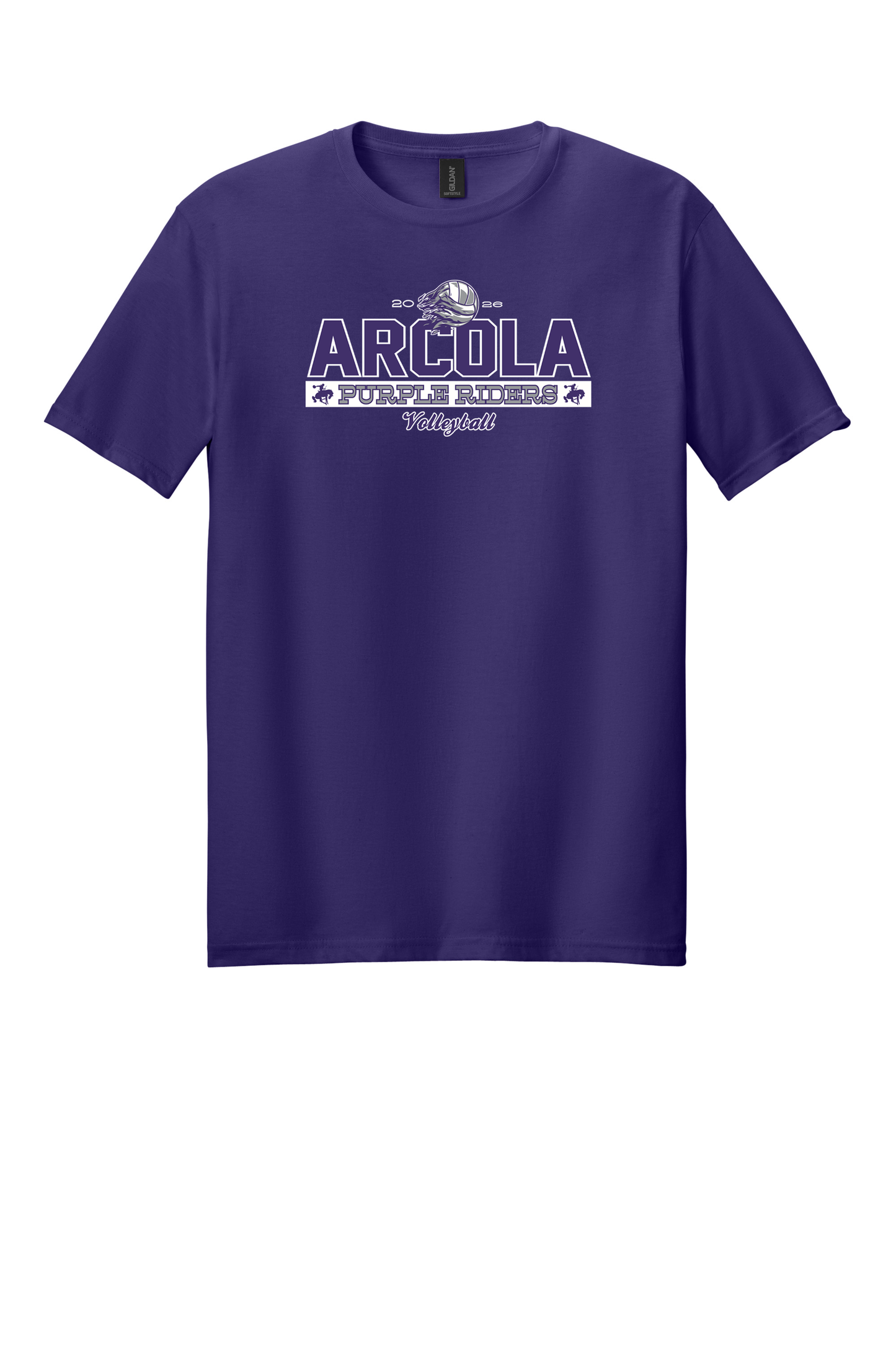 Arcola - Volleyball - Design 1 - T-shirt - Gildan 64000