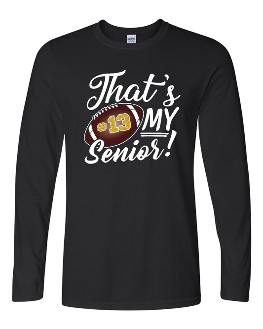 Tuscola Senior Football Mom 2025 - Gildan Softstyle Long Sleeve T-shirt - 64400