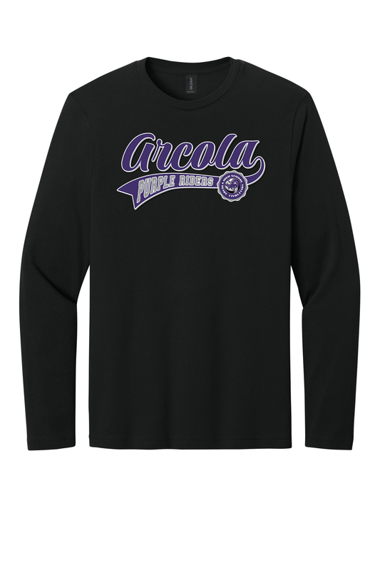 Arcola - Volleyball - Design 2 - Long Sleeve T - Gildan 64400