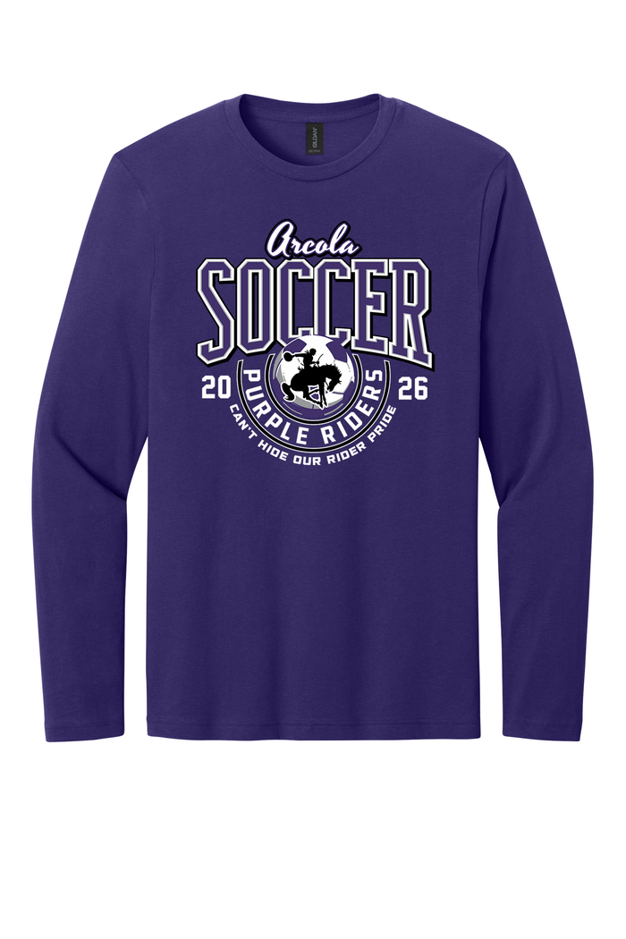 Arcola - Soccer - Design 03 -  Long Sleeve T - Gildan 64400