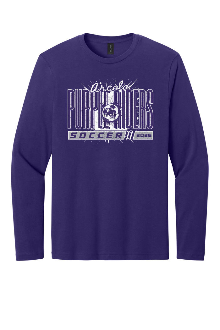 Arcola - Soccer - Design 01 -  Long Sleeve T - Gildan 64400