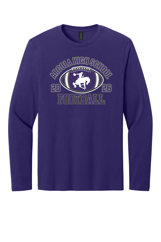 Arcola - Football - Design 03 -  Long Sleeve T - Gildan 64400