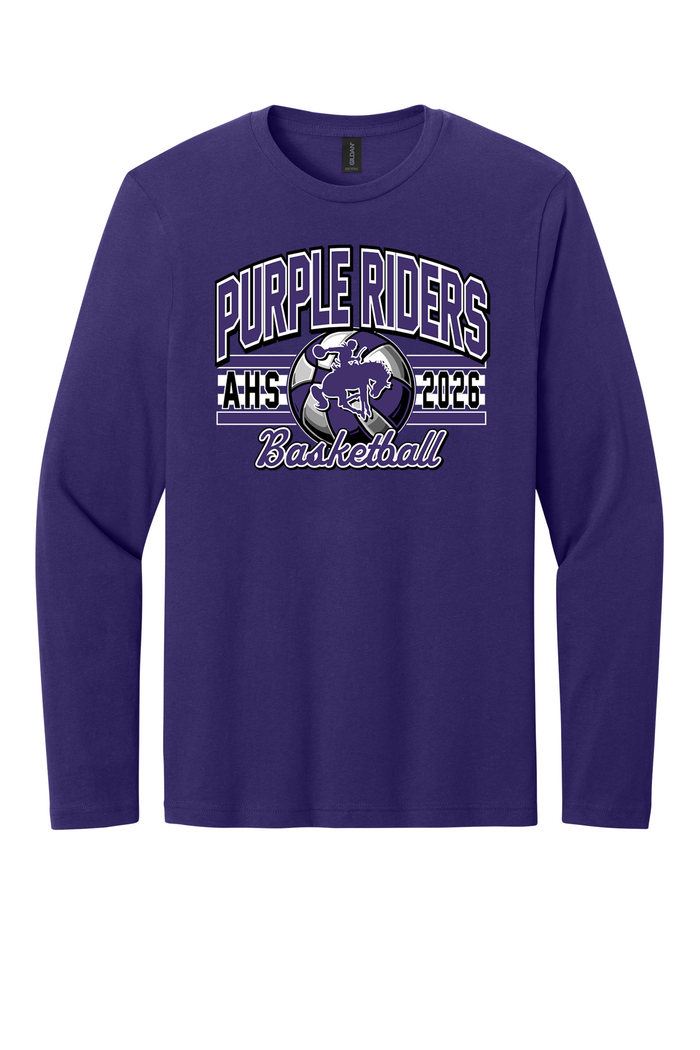 Arcola - Basketball - Design 2 - Long Sleeve T - Gildan 64400