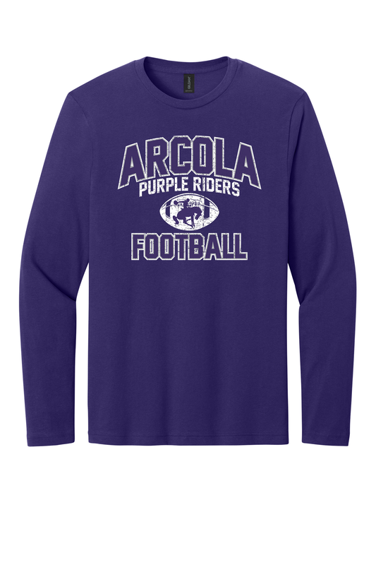 Arcola - Football - Design 01 -  Long Sleeve T - Gildan 64400