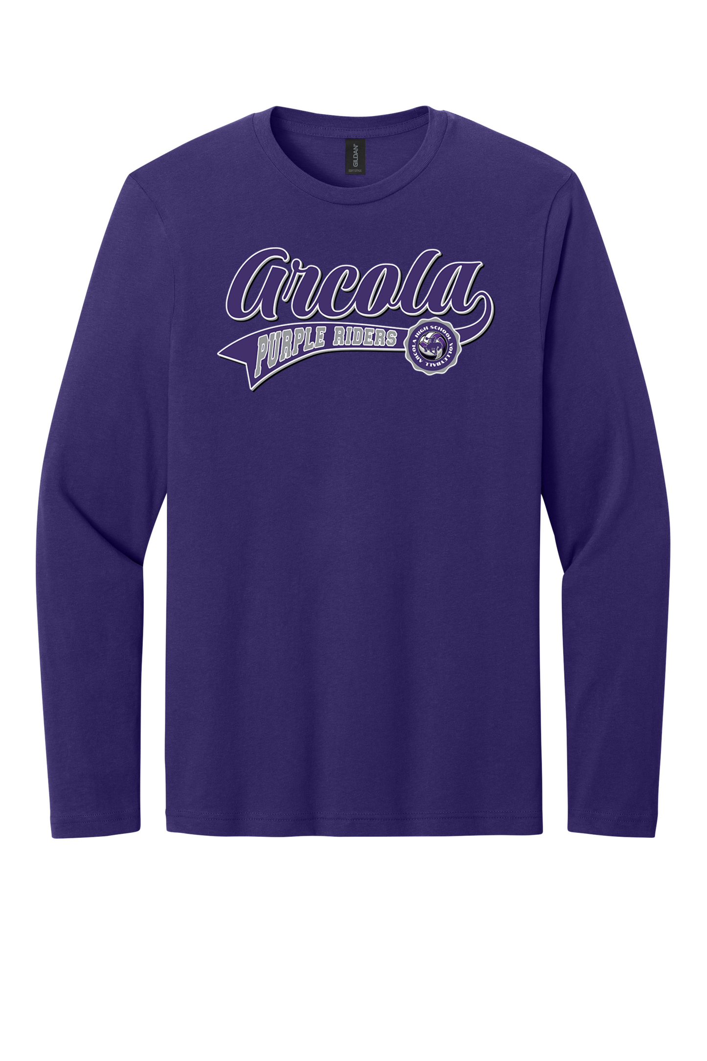 Arcola - Volleyball - Design 2 - Long Sleeve T - Gildan 64400