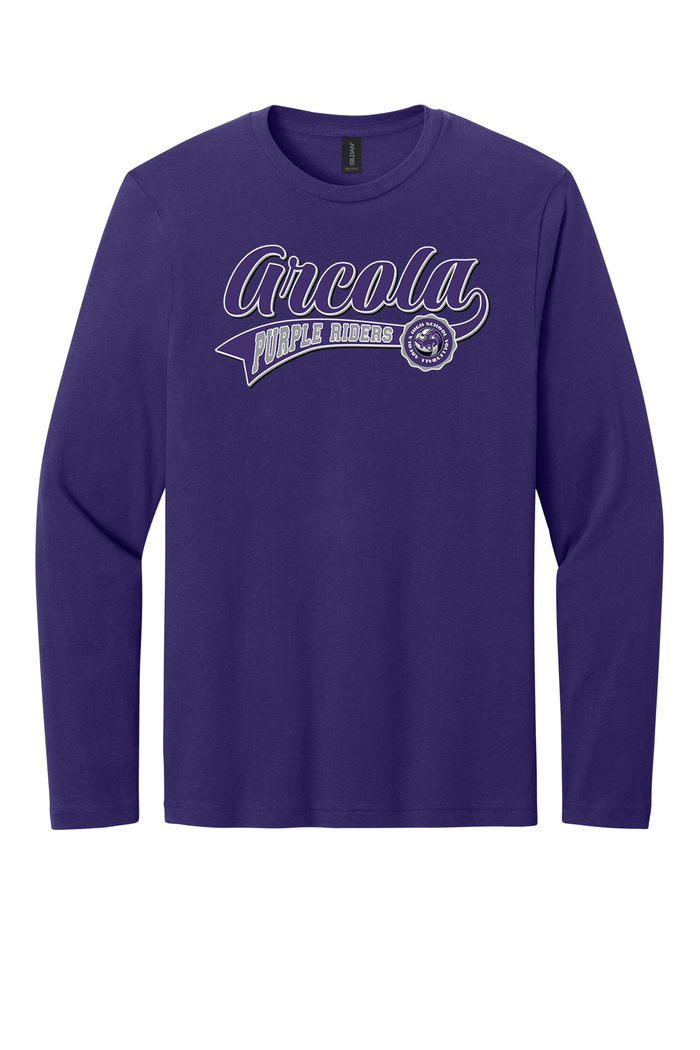 Arcola - Volleyball - Design 2 - Long Sleeve T - Gildan 64400