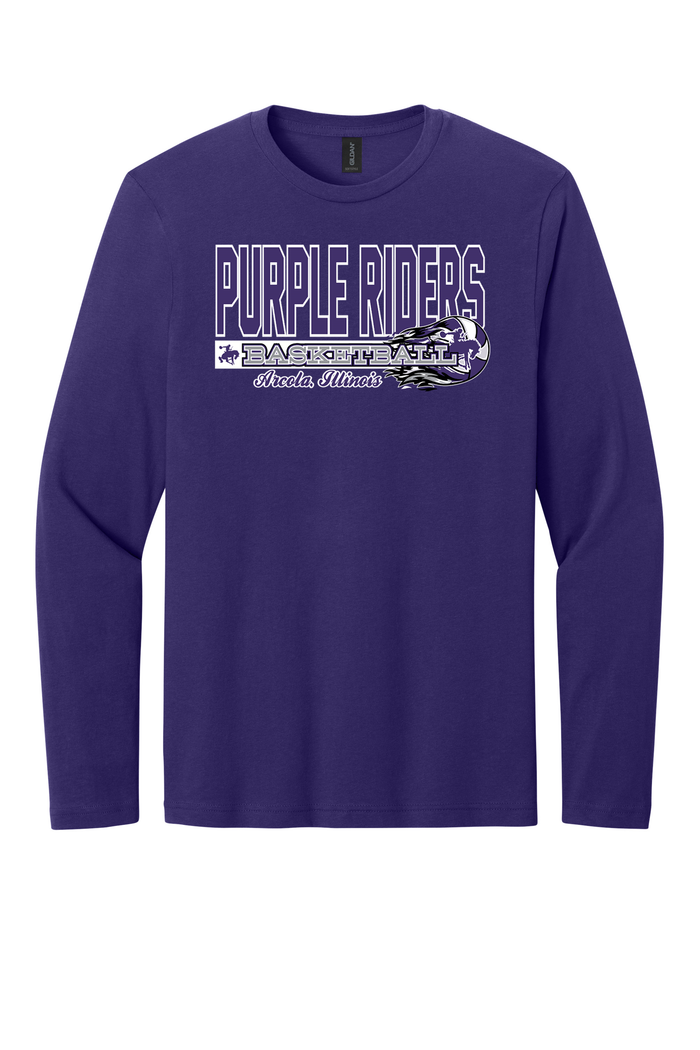 Arcola - Basketball - Design 03 -  Long Sleeve T - Gildan 64400