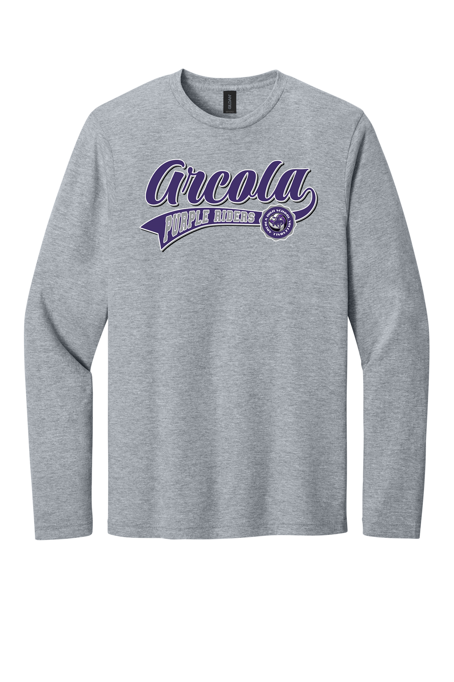 Arcola - Volleyball - Design 2 - Long Sleeve T - Gildan 64400