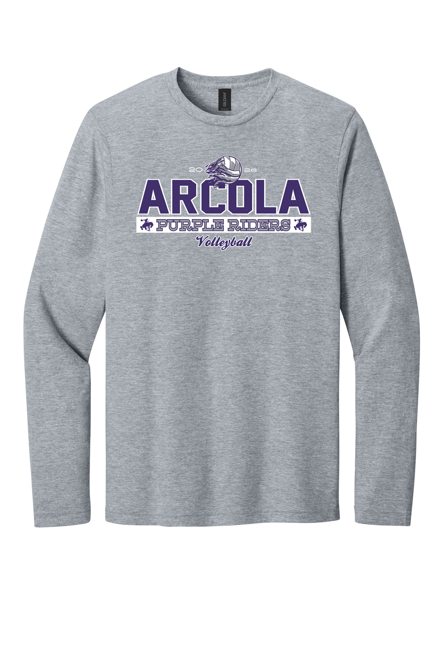 Arcola - Volleyball - Design 01 -  Long Sleeve T - Gildan 64400