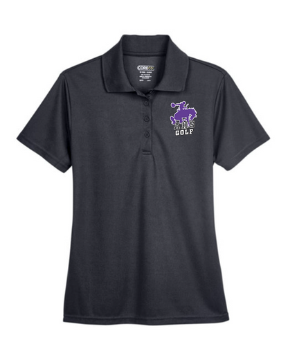 Purple Riders Golf Polo - Core365 Ladies' Origin Performance Pique Polo - 78181