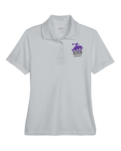 Purple Riders Golf Polo - Core365 Ladies' Origin Performance Pique Polo - 78181