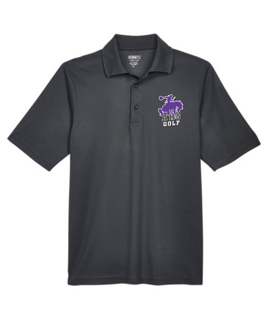 Purple Riders Golf Polo - Core365 Mens' Origin Performance Pique Polo - 88181