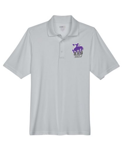 Purple Riders Golf Polo - Core365 Mens' Origin Performance Pique Polo - 88181