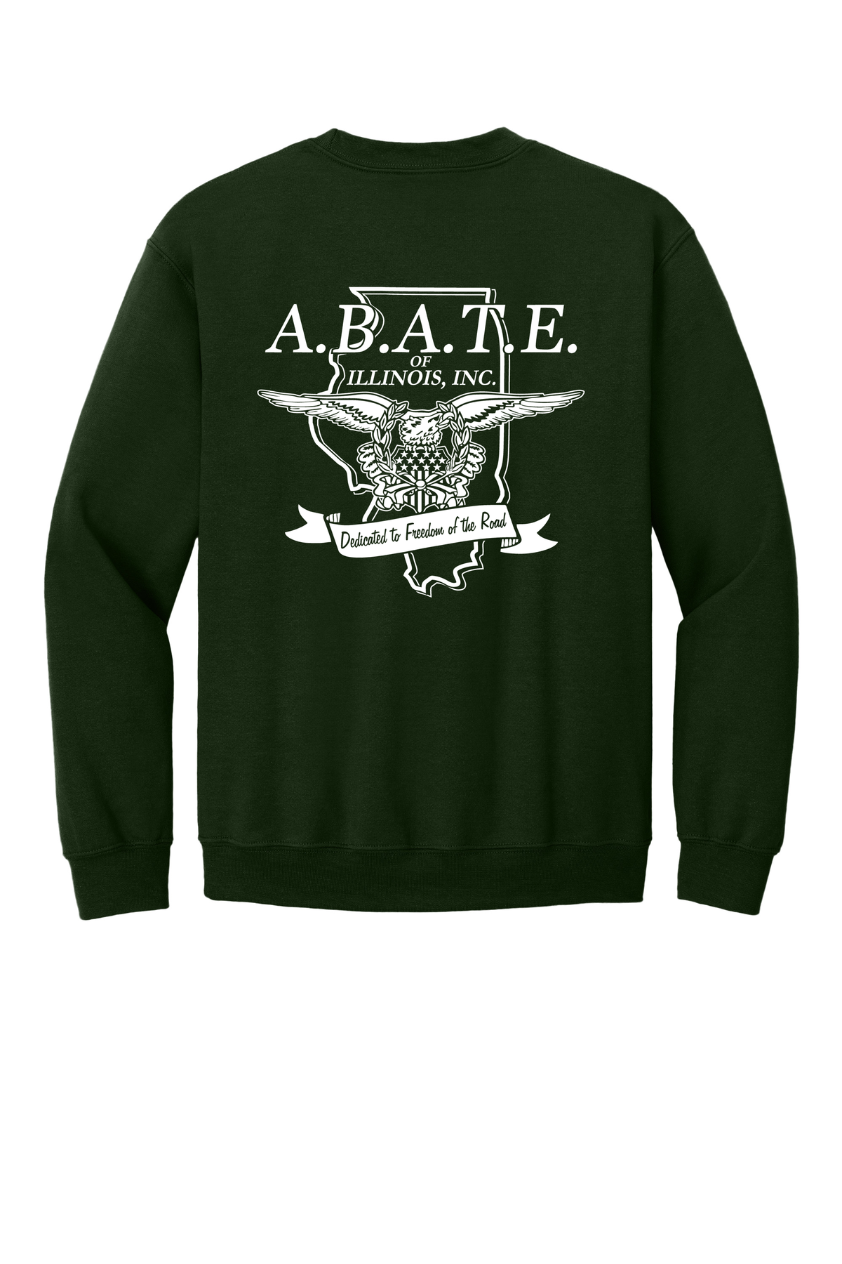 Abate - Abate of illinois - Design 01 - Crewneck Sweatshirt - Gildan 18000