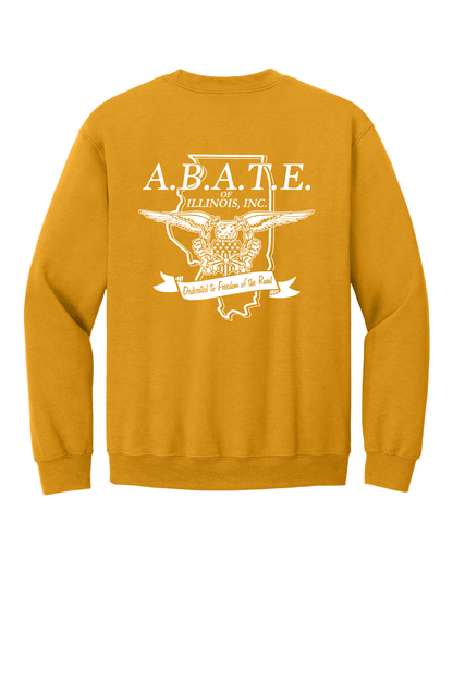 Abate - Abate of illinois - Design 01 - Crewneck Sweatshirt - Gildan 18000