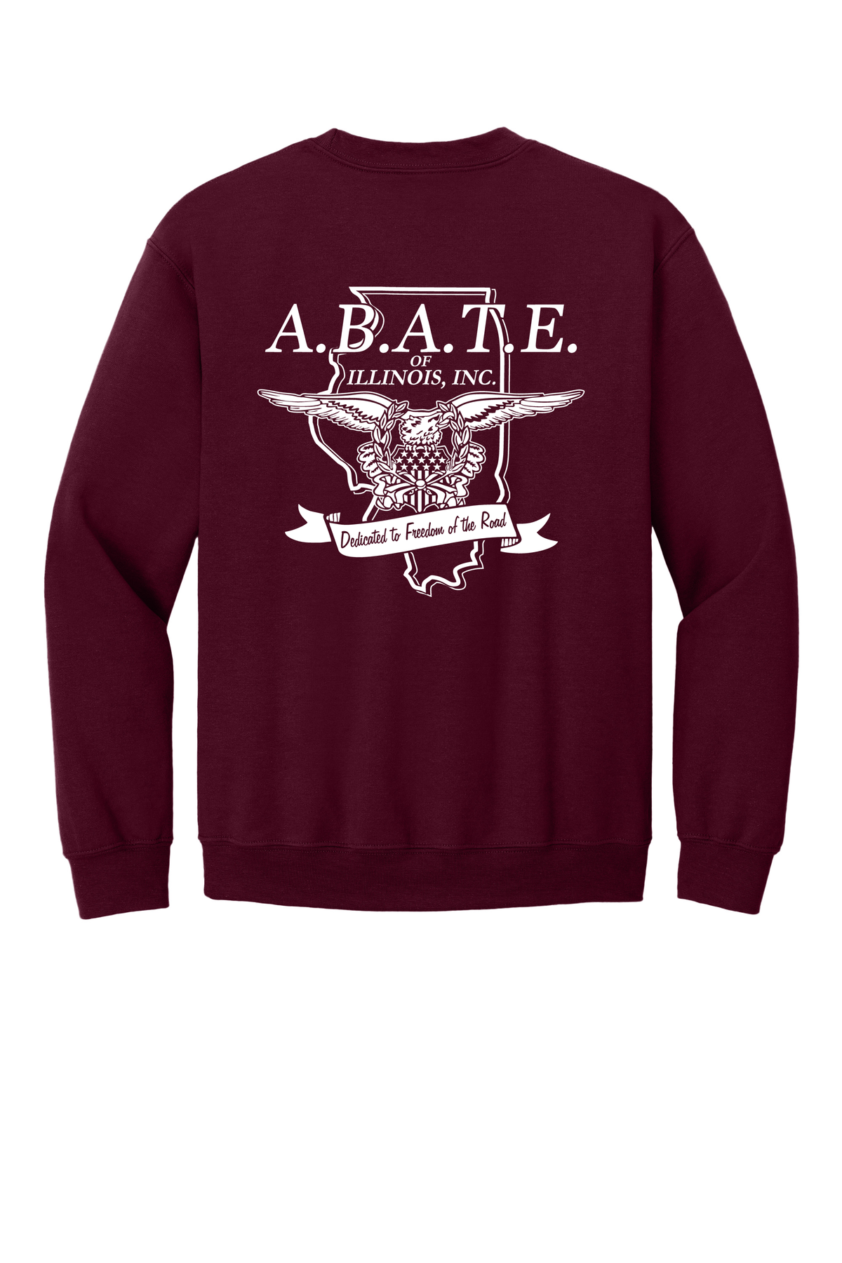 Abate - Abate of illinois - Design 01 - Crewneck Sweatshirt - Gildan 18000