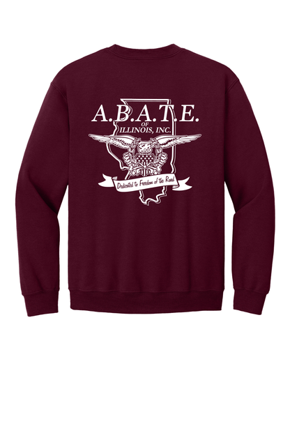 Abate - Abate of illinois - Design 01 - Crewneck Sweatshirt - Gildan 18000