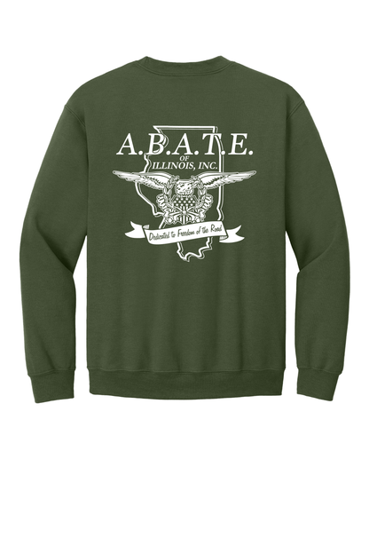 Abate - Abate of illinois - Design 01 - Crewneck Sweatshirt - Gildan 18000