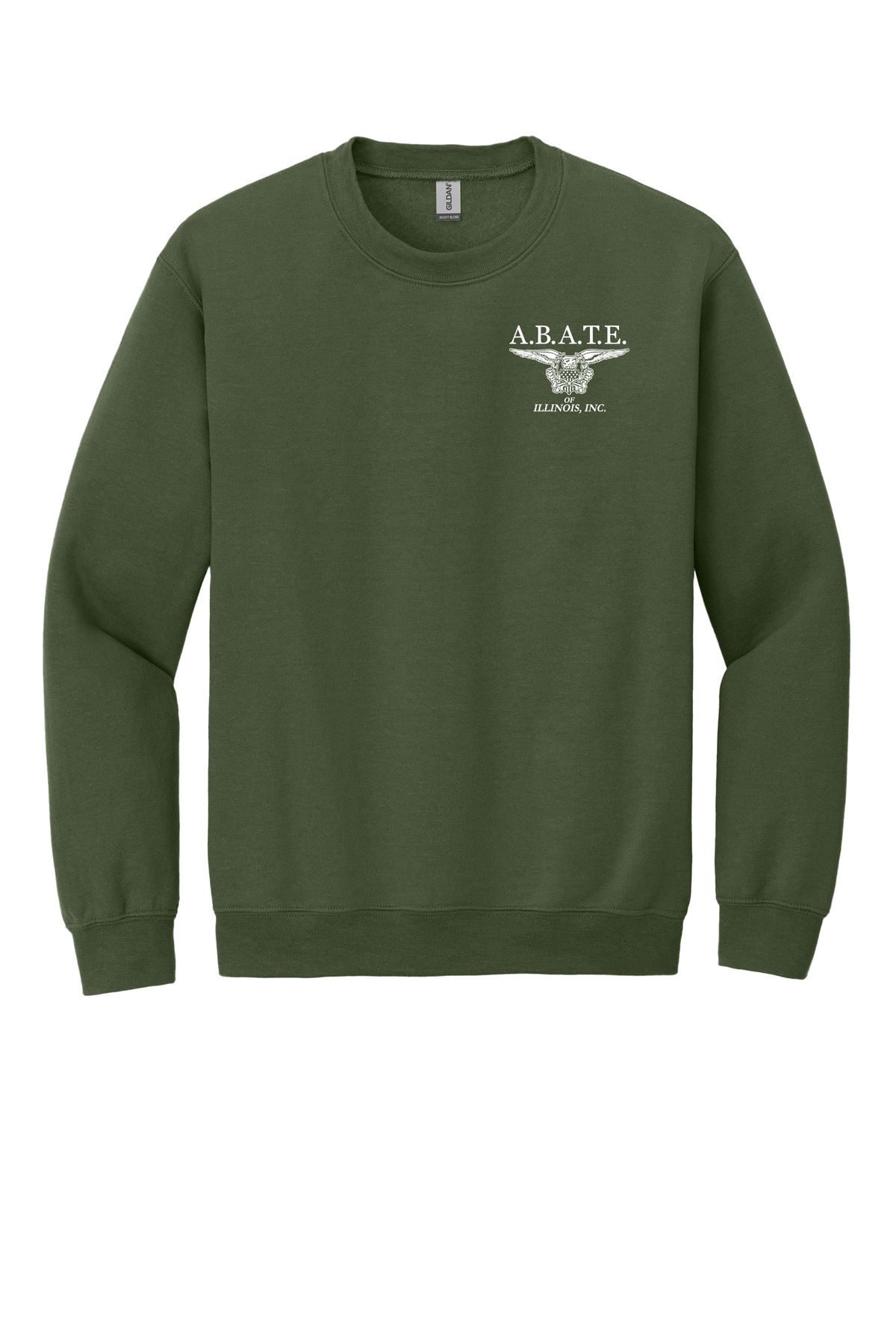 Abate - Abate of illinois - Design 01 - Crewneck Sweatshirt - Gildan 18000