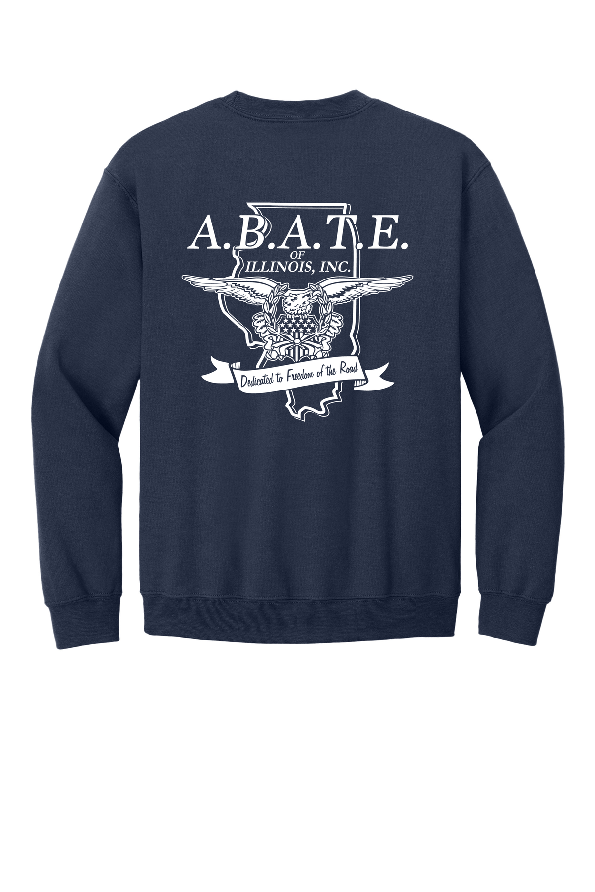 Abate - Abate of illinois - Design 01 - Crewneck Sweatshirt - Gildan 18000