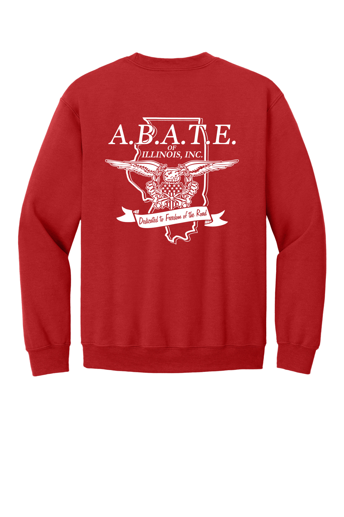 Abate - Abate of illinois - Design 01 - Crewneck Sweatshirt - Gildan 18000