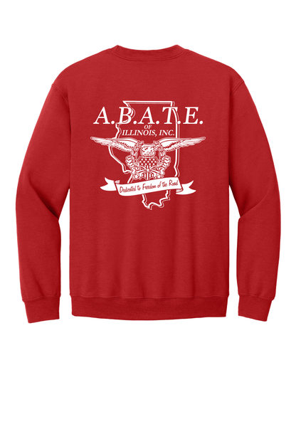 Abate - Abate of illinois - Design 01 - Crewneck Sweatshirt - Gildan 18000