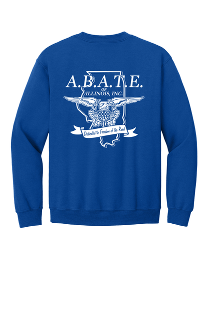 Abate - Abate of illinois - Design 01 - Crewneck Sweatshirt - Gildan 18000