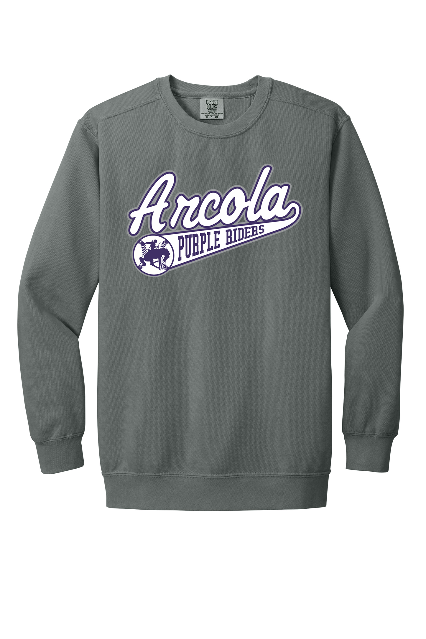 Arcola - Baseball - Design 1 - Crewneck Sweatshirt - Comfort Color 1566
