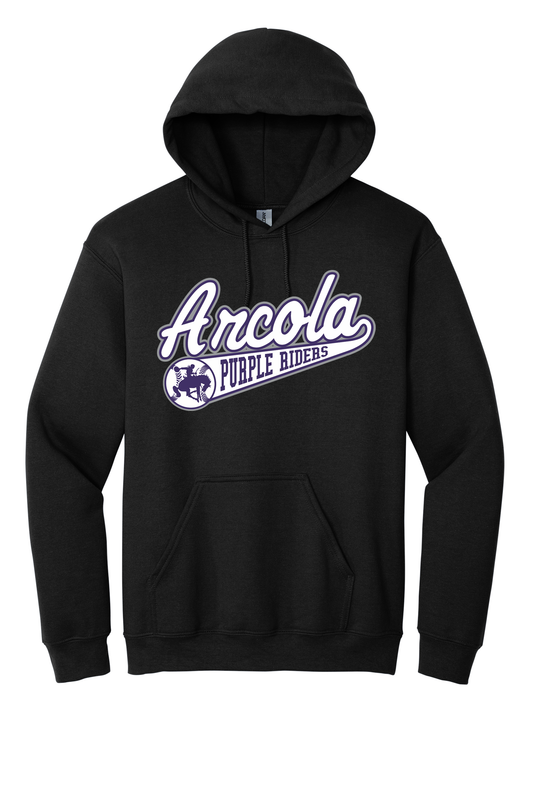 Arcola - Baseball - Design 1 - Hooded Sweatshirt - Gildan 18500