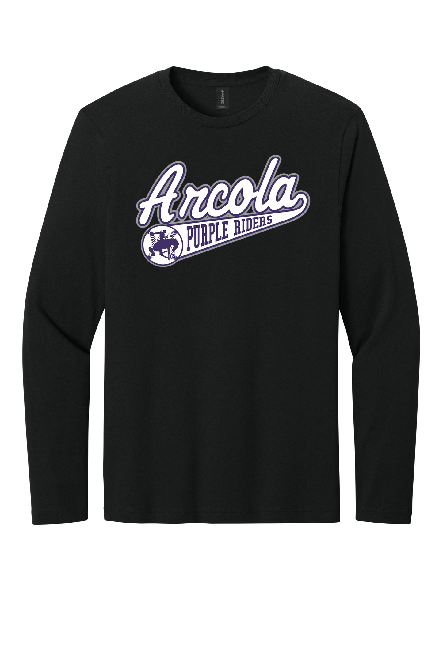 Arcola - Baseball - Design 1 - Long Sleeve T - Gildan 64400