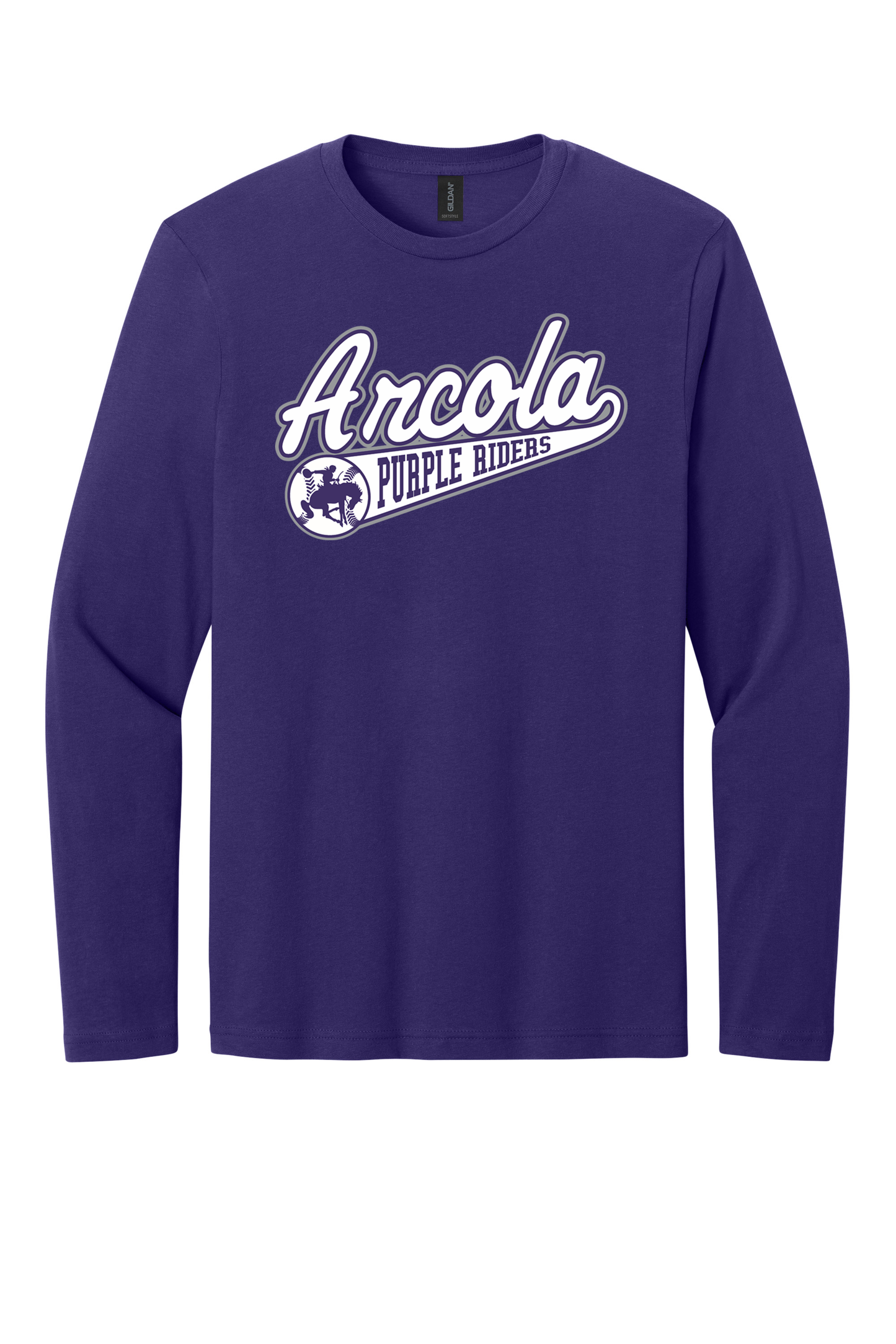 Arcola - Baseball - Design 1 - Long Sleeve T - Gildan 64400
