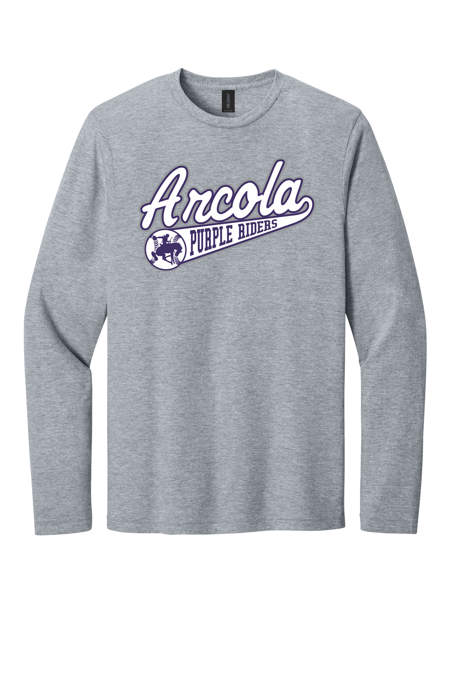 Arcola - Baseball - Design 1 - Long Sleeve T - Gildan 64400
