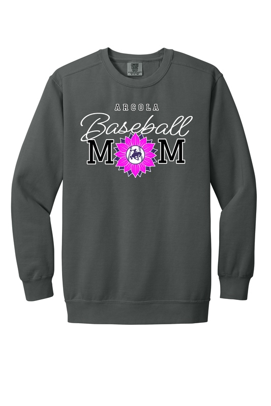 Arcola - Baseball - Design 2 - Crewneck Sweatshirt - Comfort Color 1566