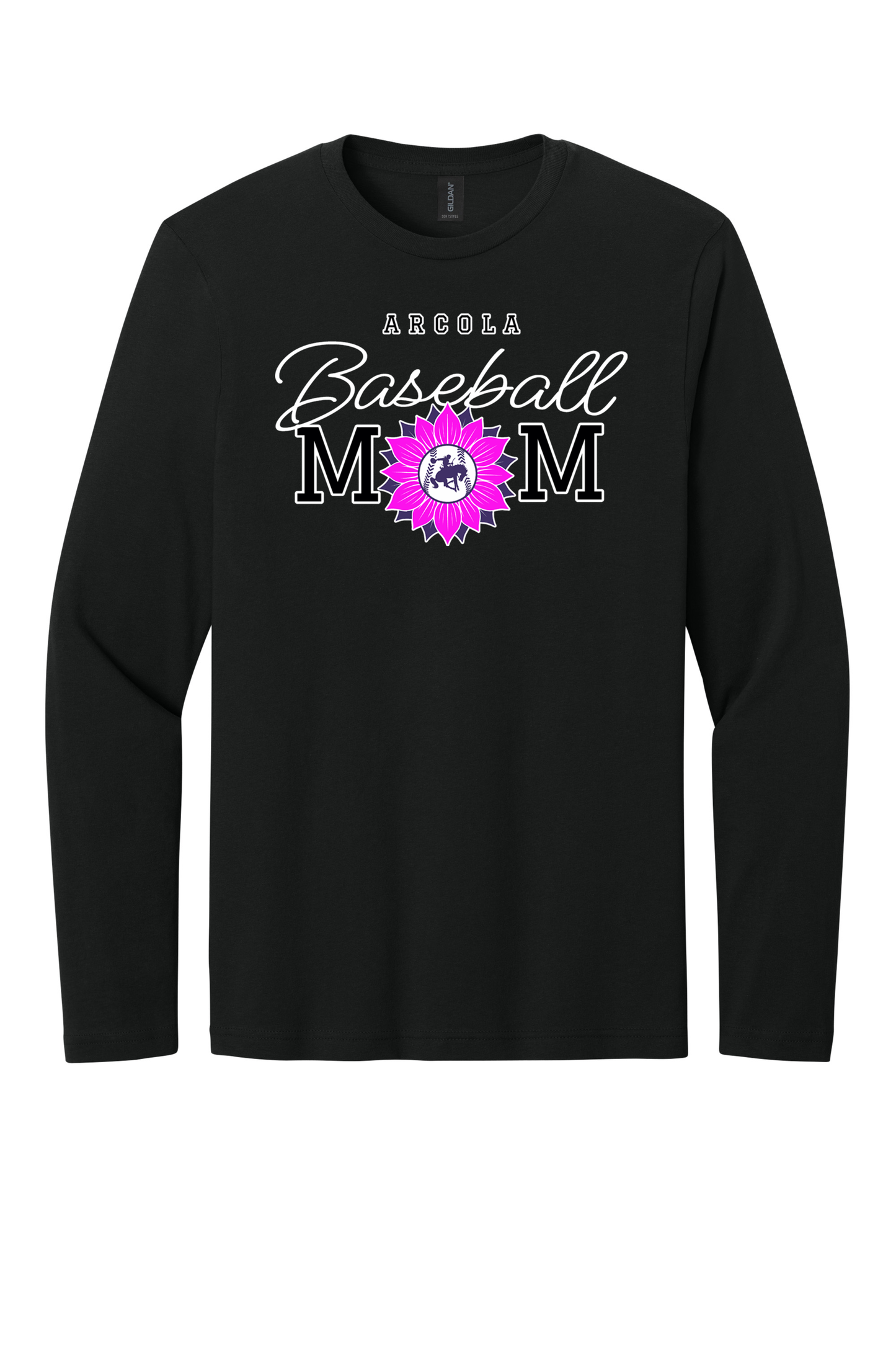 Arcola - Baseball - Design 02 -  Long Sleeve T - Gildan 64400